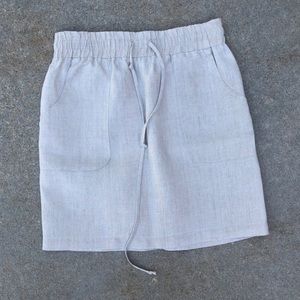 Vintage 100% Linen Skirt